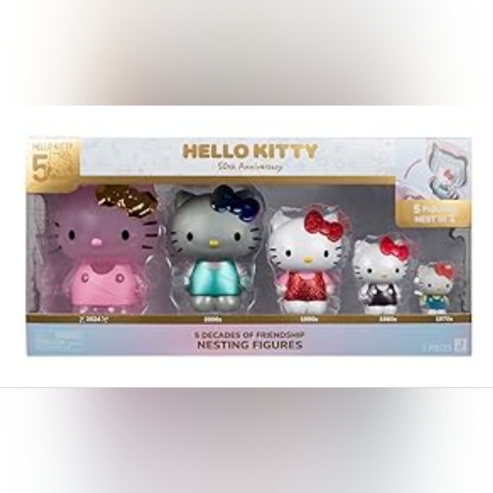 Hello Kitty 50th Anniversary Colorful Nesting Figures